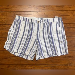 Blue & White Striped Old Navy Shorts